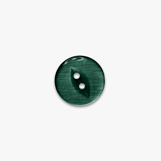 Buttons Fish Eye Bottle Green - 16.50mm - Ragland Fabrics