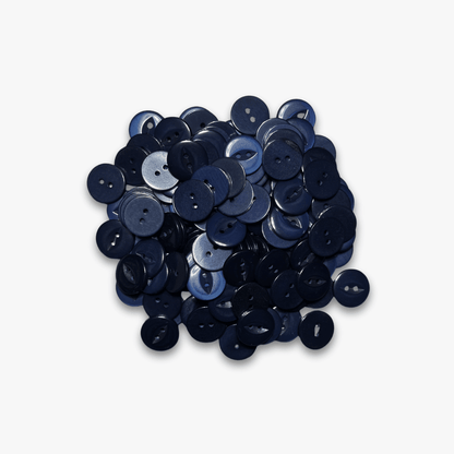 Buttons Fish Eye Navy - 19mm - Ragland Fabrics