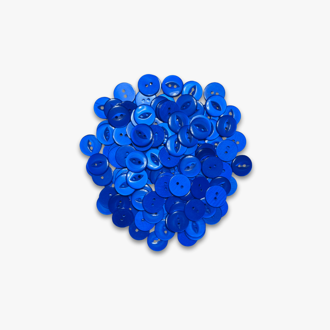 Buttons Fish Eye Royal - 19mm - Ragland Fabrics