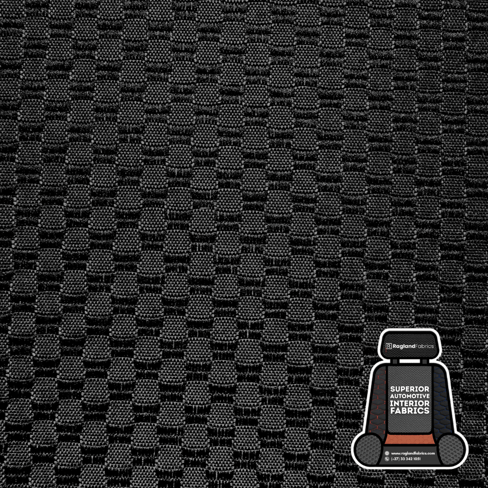 Car Seat Upholstery Black Des.125445 - Ragland Fabrics