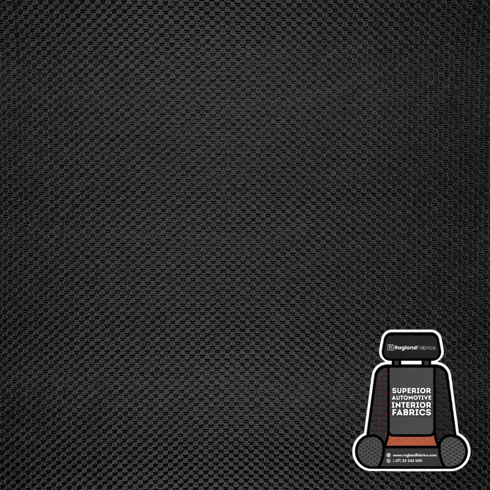 Car Seat Upholstery Black Des.125445 - Ragland Fabrics