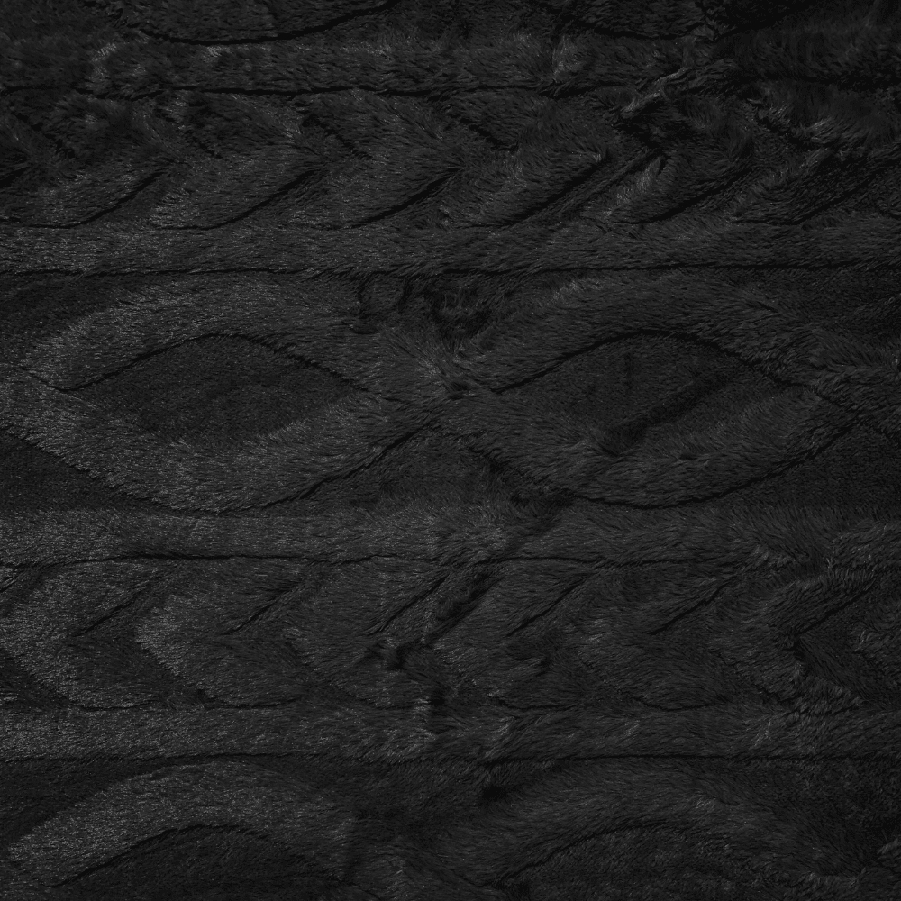 Chain Link Luxury Fur - Black - Ragland Fabrics