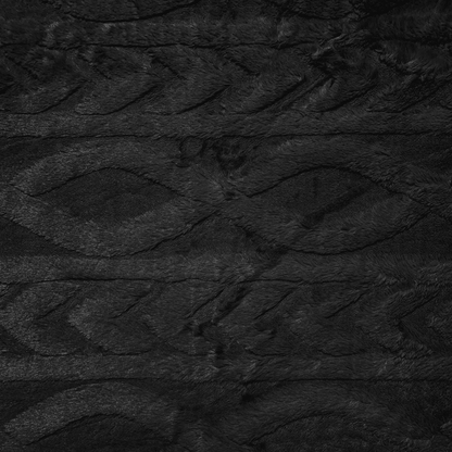 Chain Link Luxury Fur - Black - Ragland Fabrics