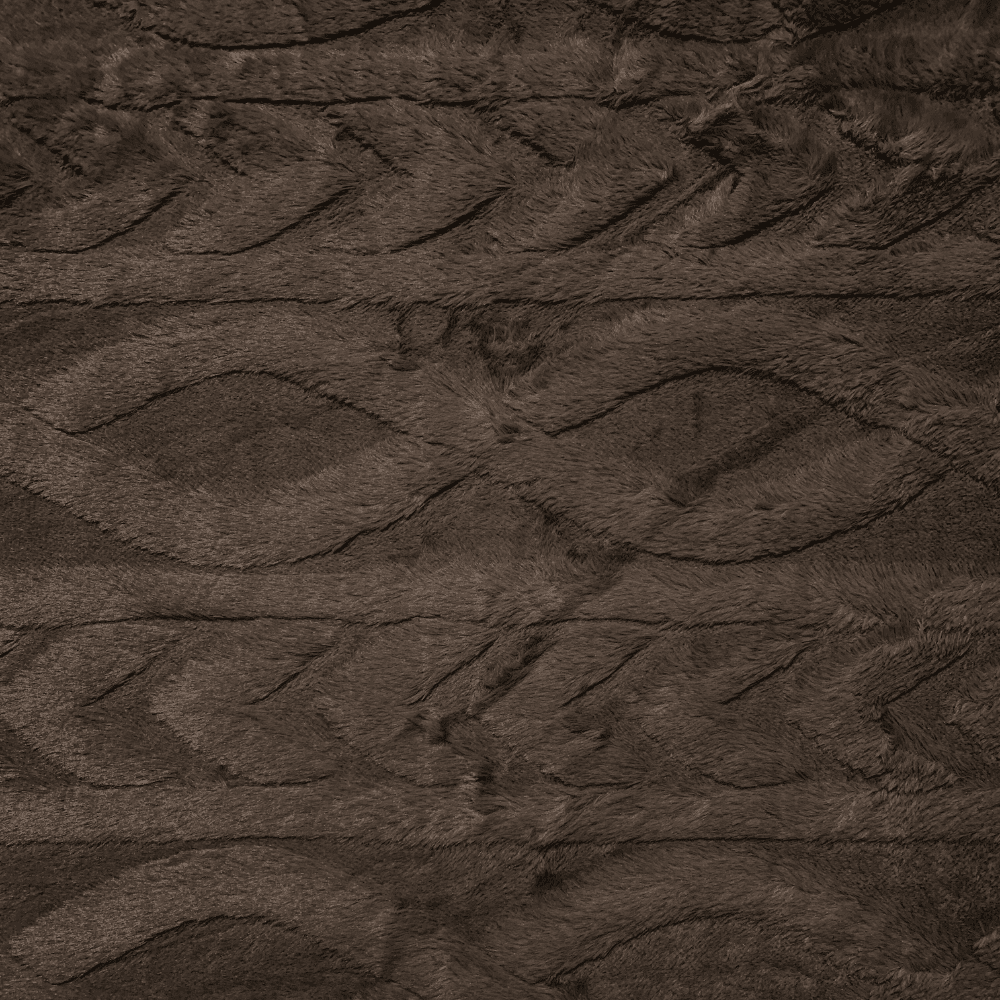 Chain Link Luxury Fur - Chocolate - Ragland Fabrics