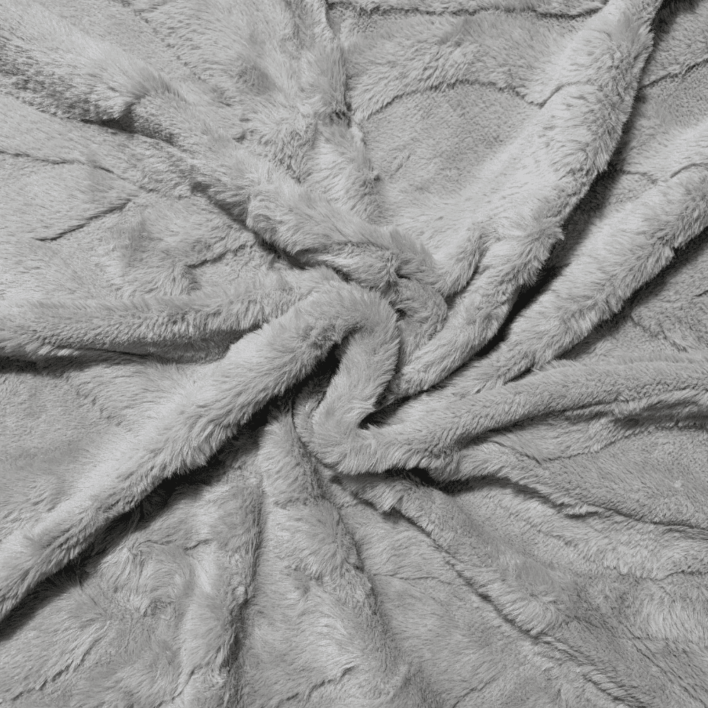 Chain Link Luxury Fur - Grey - Ragland Fabrics