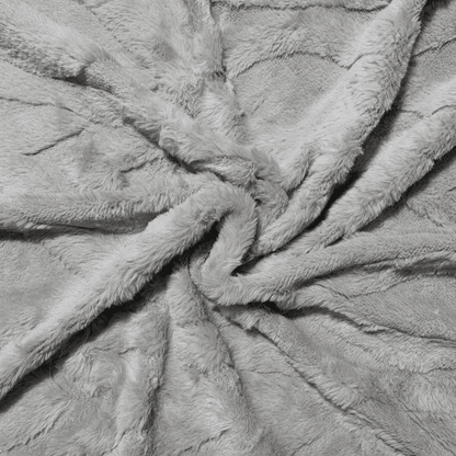 Chain Link Luxury Fur - Grey - Ragland Fabrics