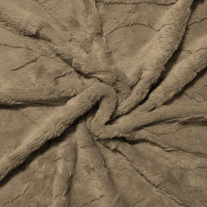 Chain Link Luxury Fur - Stone - Ragland Fabrics