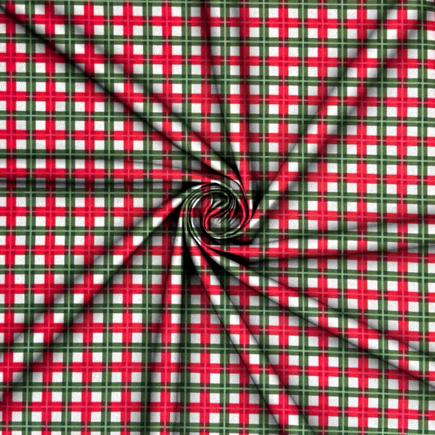 Christmas Printed Mini Matt TikTok Plaid - Ragland Fabrics