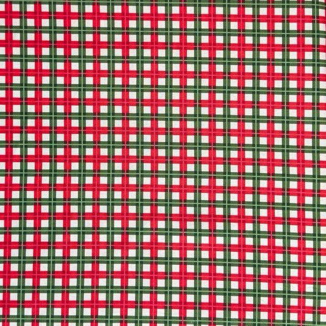Christmas Printed Mini Matt TikTok Plaid - Ragland Fabrics