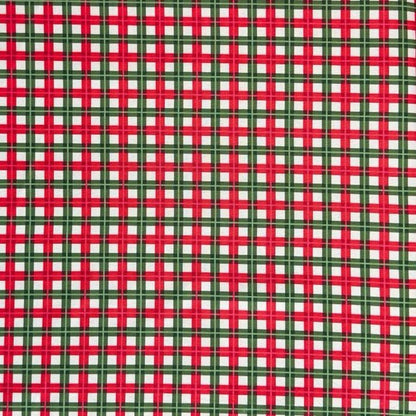 Christmas Printed Mini Matt TikTok Plaid - Ragland Fabrics