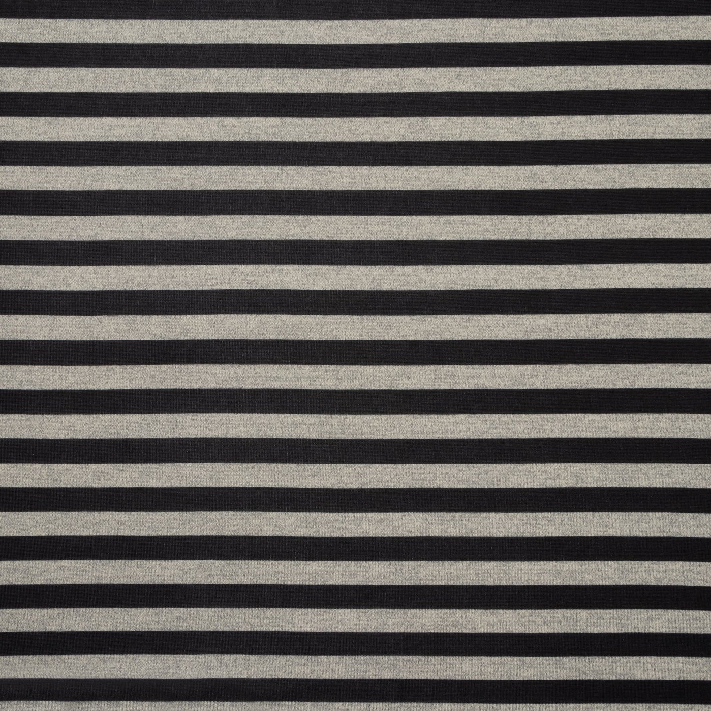 Chunky Jersey Knit Black/Grey Stripe - Ragland Fabrics