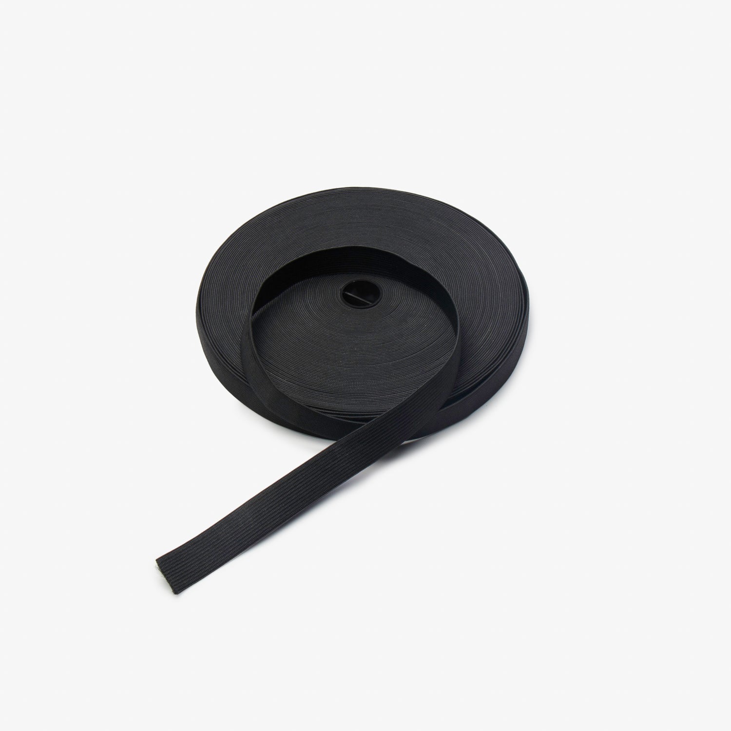 CLEARANCE SALE | Elastic Knitted 15mm Black - Ragland Fabrics