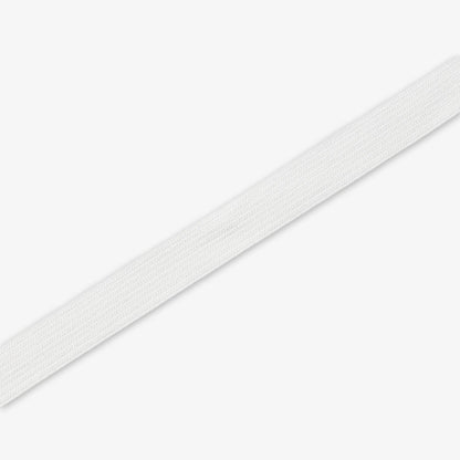 CLEARANCE SALE | Elastic Knitted 15mm White - Ragland Fabrics