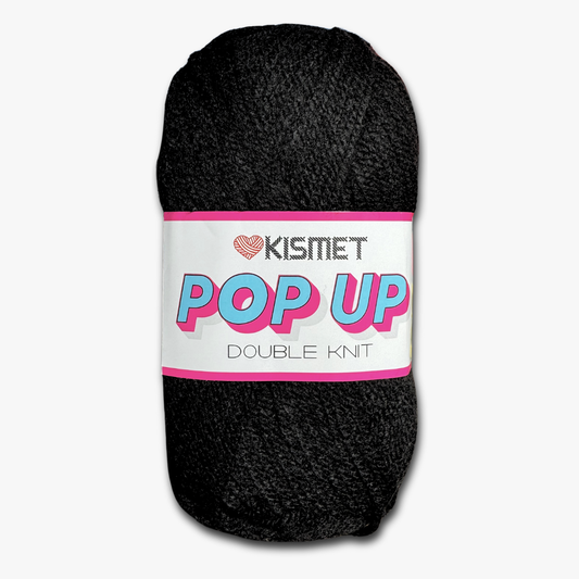Pop Up Dbl Knit Black #03