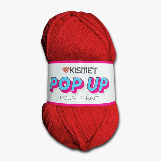 Pop Up Dbl Knit Red #09