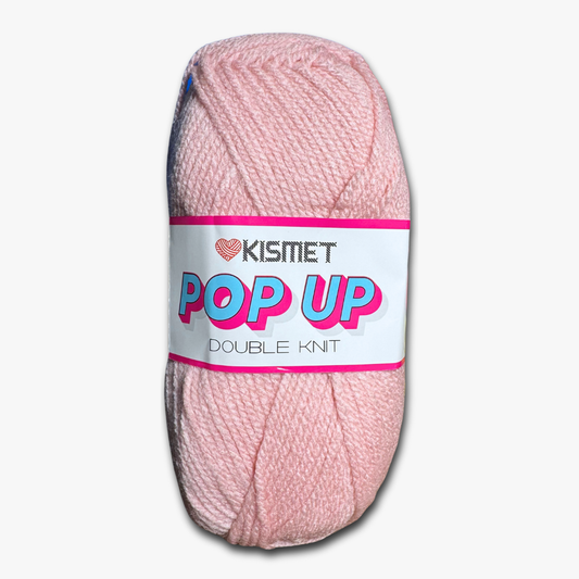 Pop Up Dbl Knit Baby Pink #16