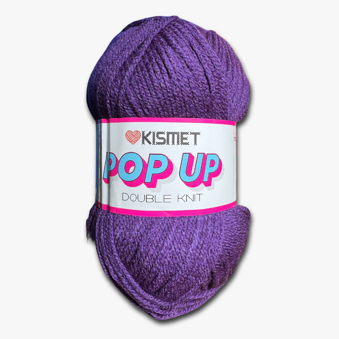 Pop Up Dbl Knit Purple #18