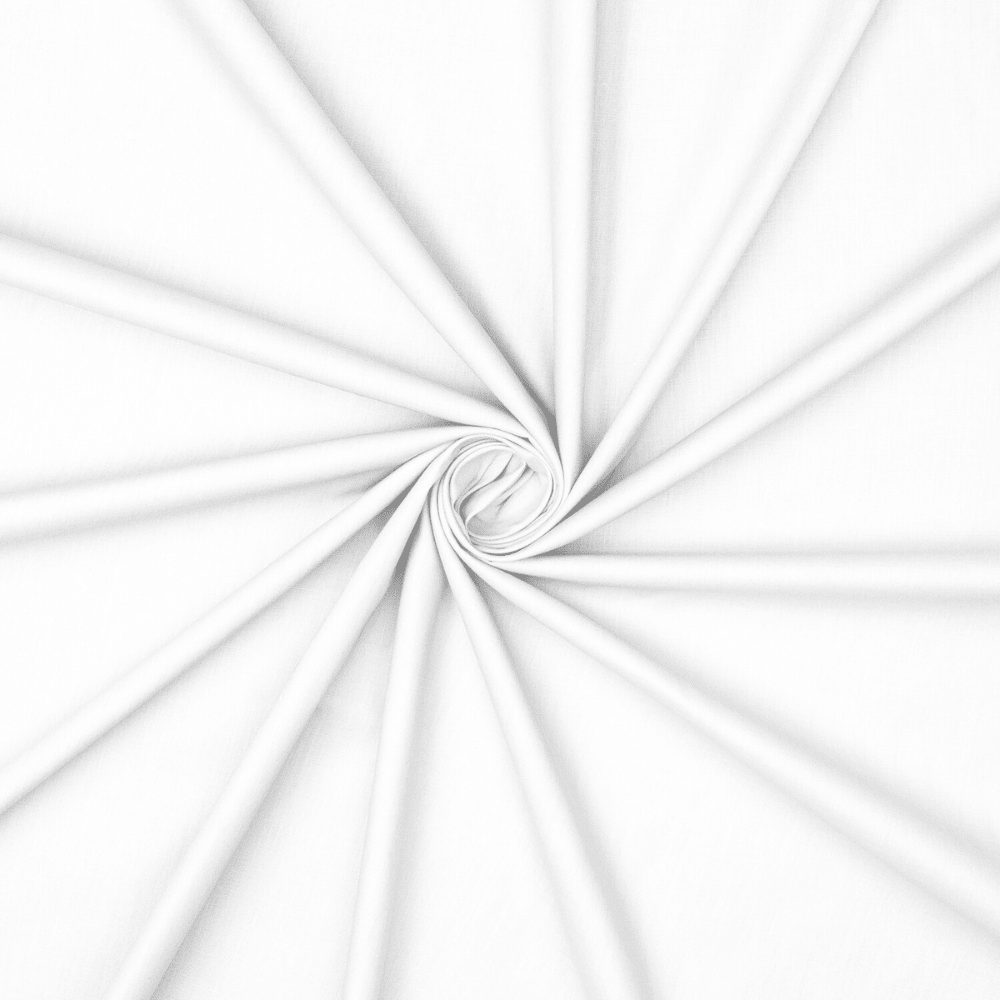 Cotton Blend Shirting 150cm - WHITE - Ragland Fabrics