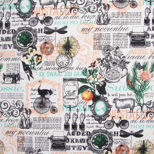 Cotton Canvas Printed Col 1 - Ragland Fabrics