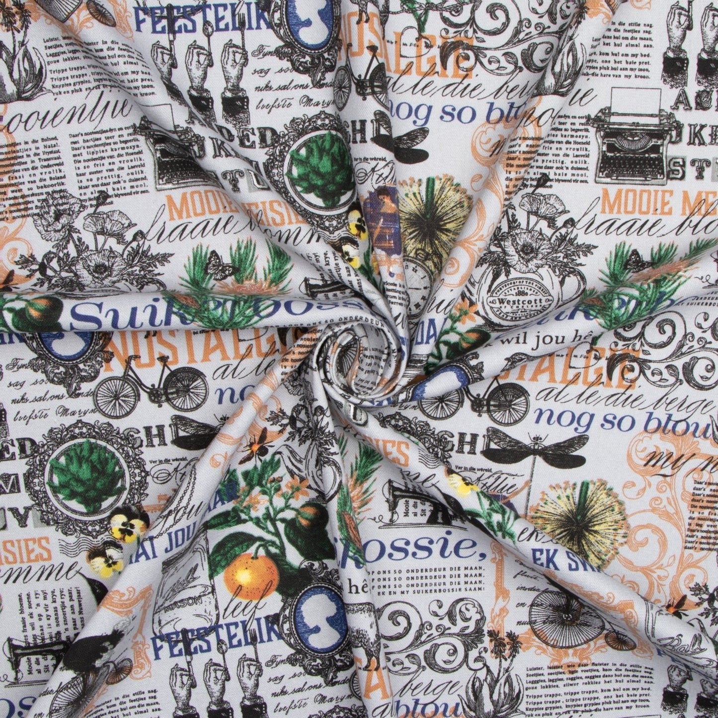 Cotton Canvas Printed Col 2 - Ragland Fabrics