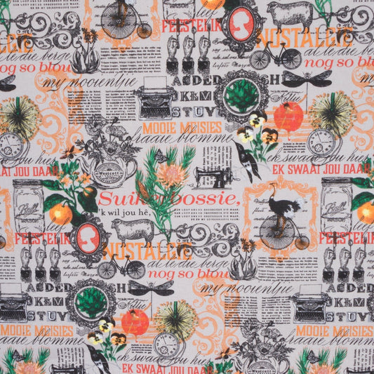 Cotton Canvas Printed Col 3 - Ragland Fabrics