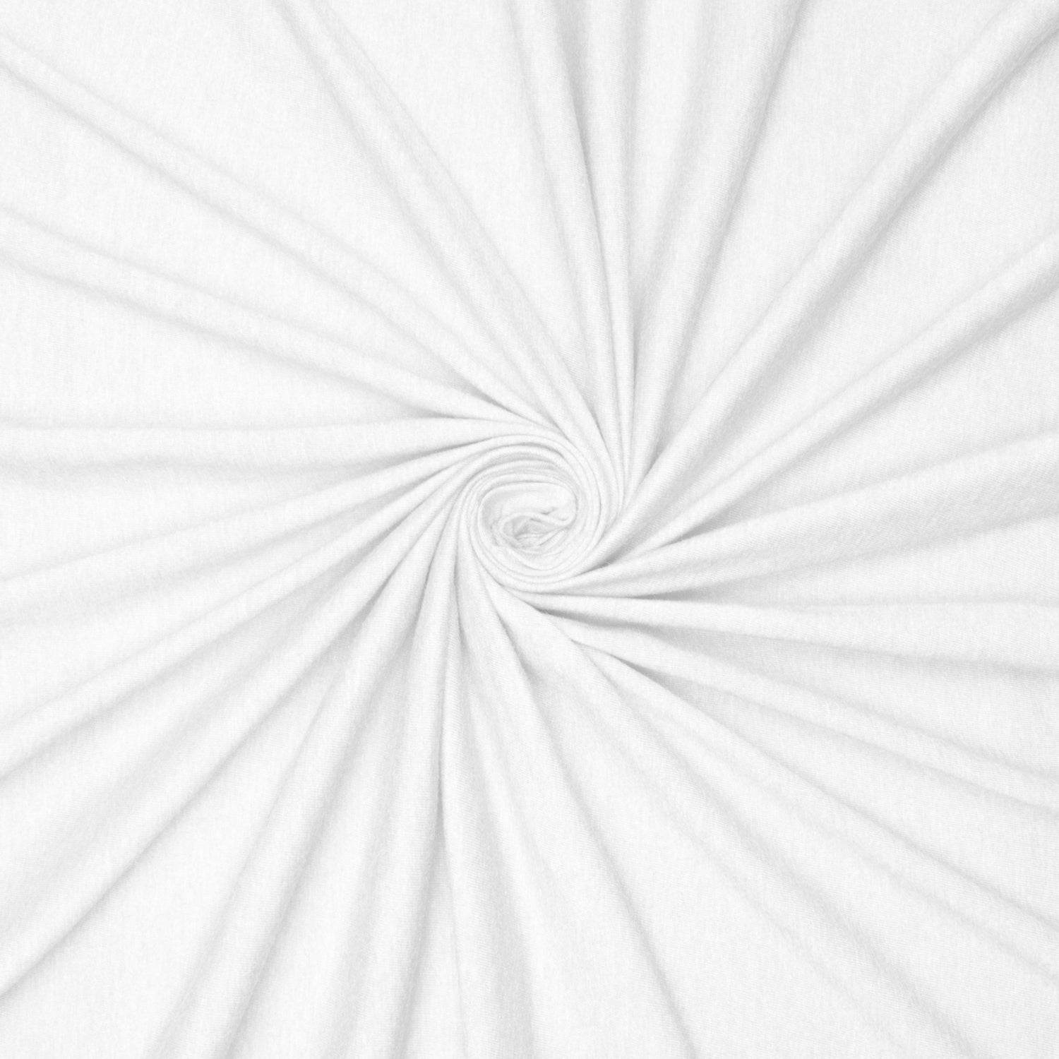 Cotton Knit Spandex White - Ragland Fabrics