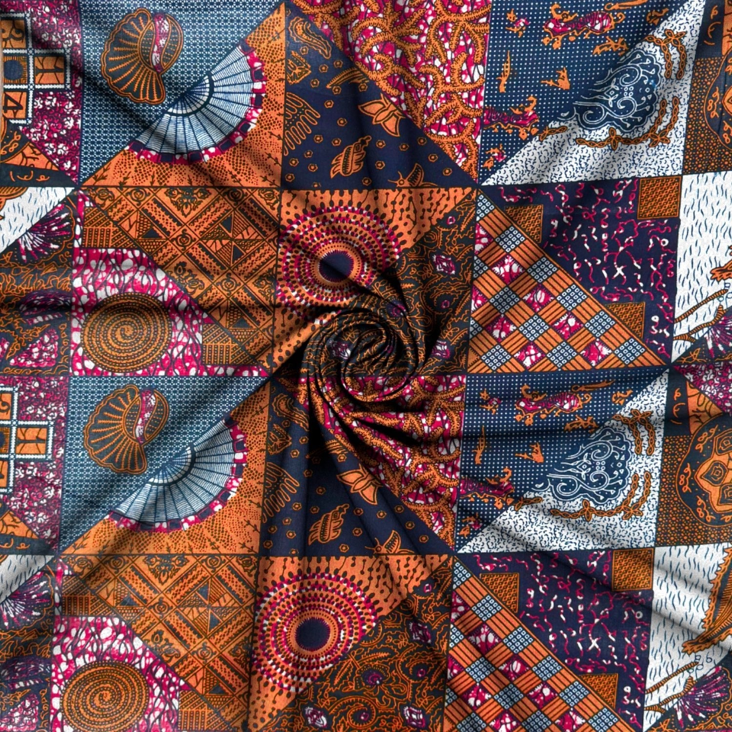 Cotton Wax Prints Facades - Ragland Fabrics