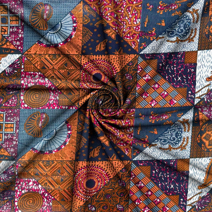 Cotton Wax Prints Facades - Ragland Fabrics