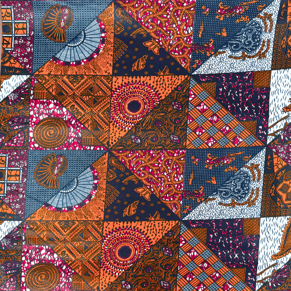 Cotton Wax Prints Facades - Ragland Fabrics