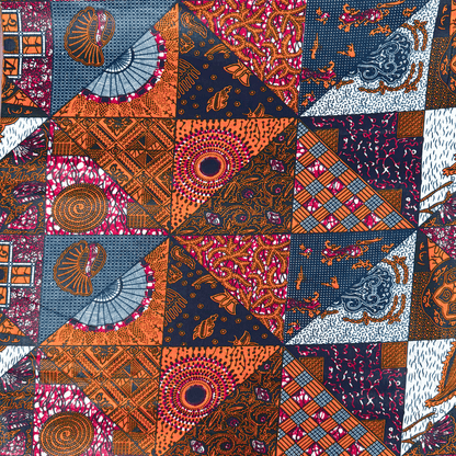 Cotton Wax Prints Facades - Ragland Fabrics