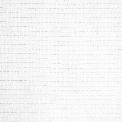 Cotton Knit White Grid 180cm - CLOSEOUT