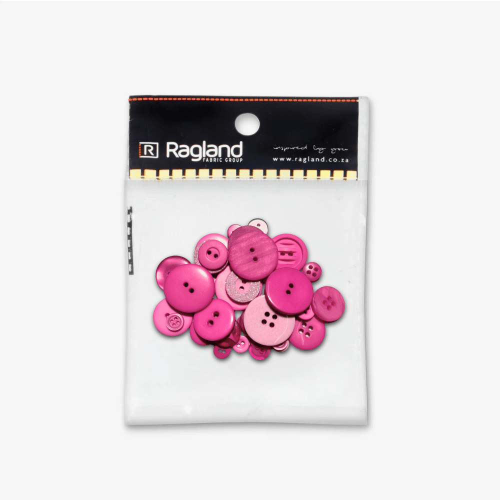 Craft Button Bags - Assorted Colours Available - Ragland Fabrics
