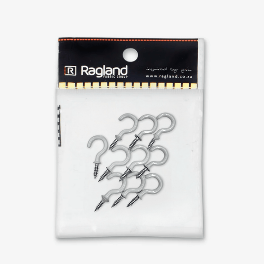 Cup Hooks PVC 19mm - Ragland Fabrics
