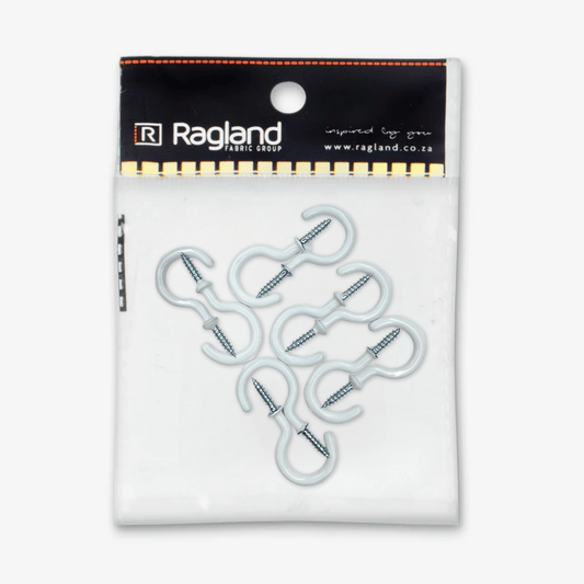 Cup Hooks PVC 32mm - Ragland Fabrics