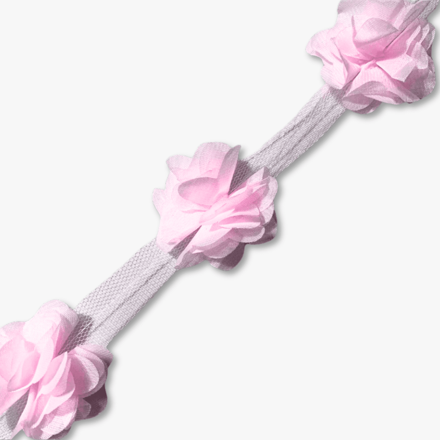 Cut Out Flower Lace - Baby Pink 18 (Per Met) - Ragland Fabrics