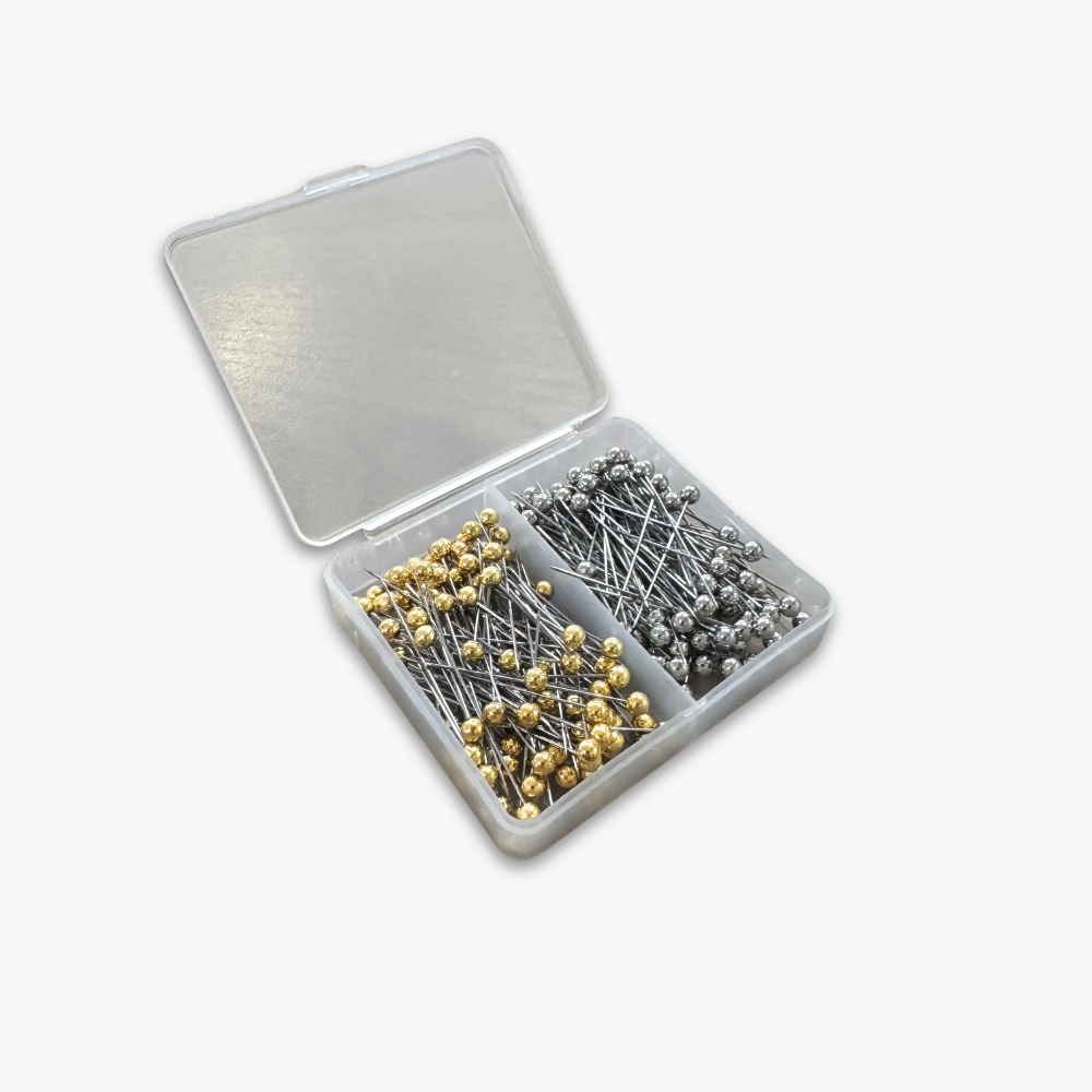 Steel Pins Gold & Silver - 200pcs