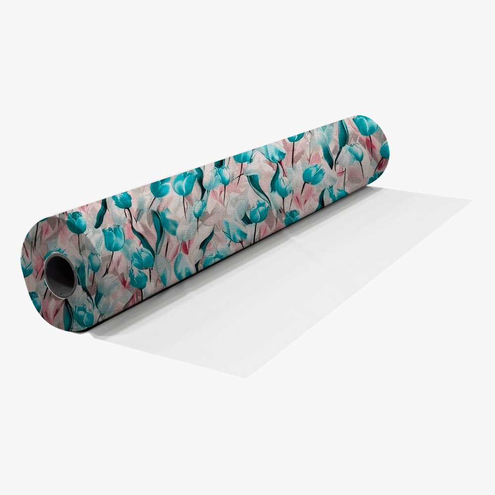 Viscose Printed Challis Des.2 3 - Ragland Fabrics