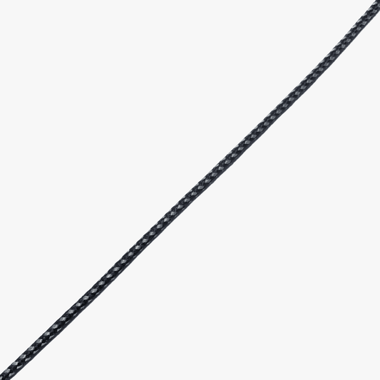 Draw Cord 3mm Black & Grey (30met) - Ragland Fabrics