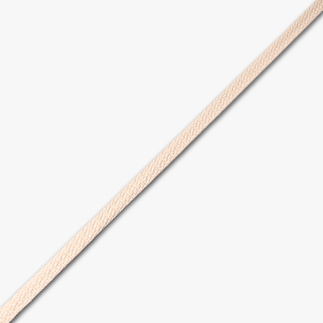 Draw Tape Flat 10mm Cream - Ragland Fabrics