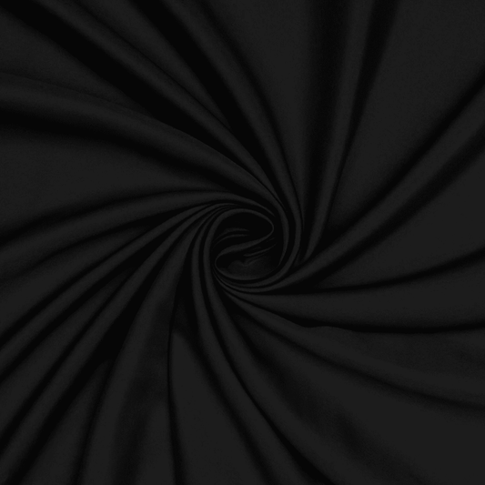 Dutchess Satin Black 150cm - Ragland Fabrics