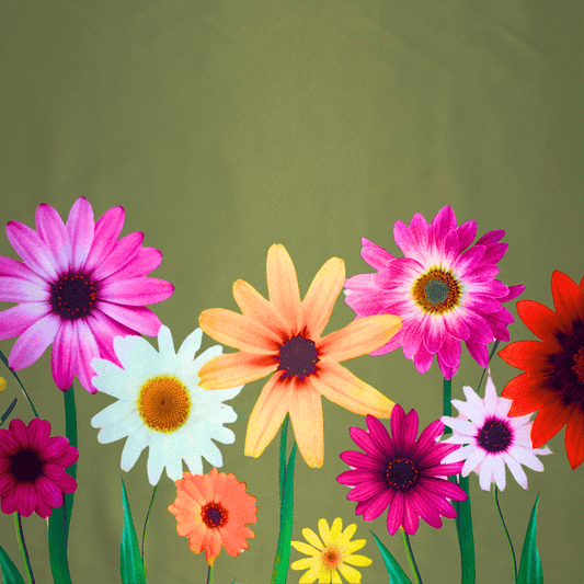 Dutchess Satin Green Flowers TBD - Ragland Fabrics