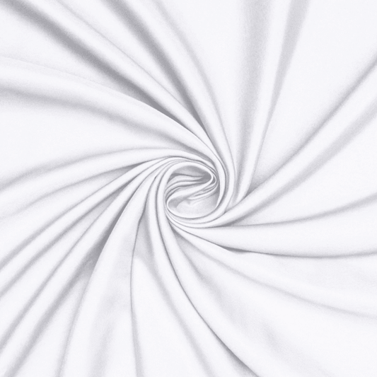 Dutchess Satin White 150cm - Ragland Fabrics