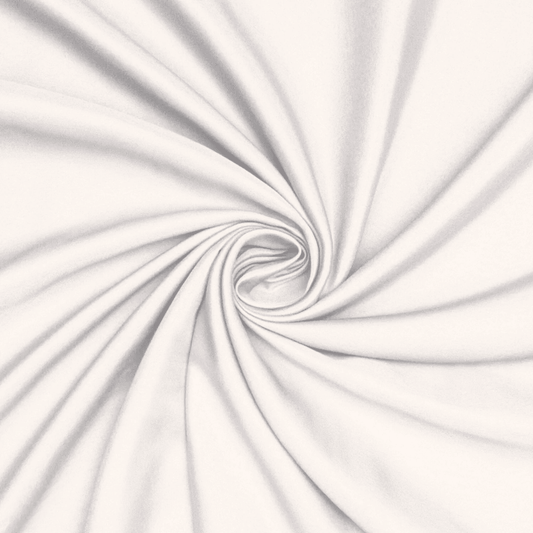 Dutchess STRETCH Satin Off White - Ragland Fabrics