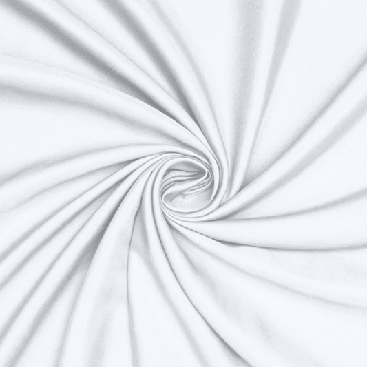 Dutchess STRETCH Satin White - Ragland Fabrics