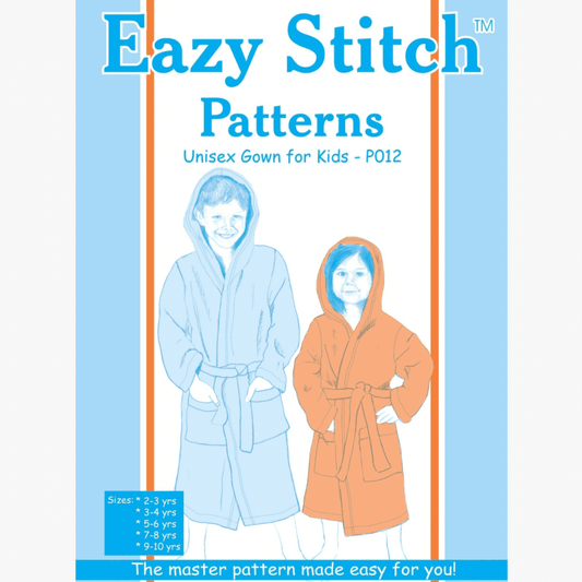 Eazy Stitch Patterns | Unisex Robe for Kids - Ragland Fabrics