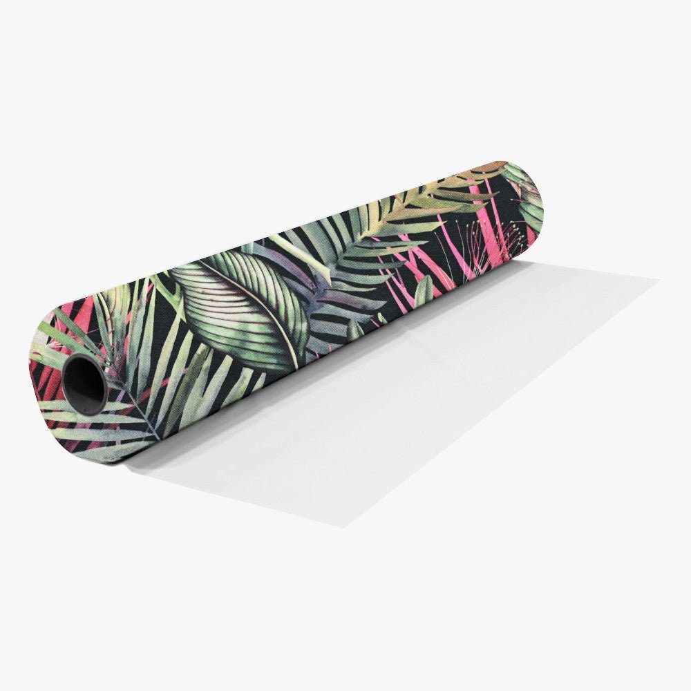 Eco Palm Grove Black 140cm - Ragland Fabrics