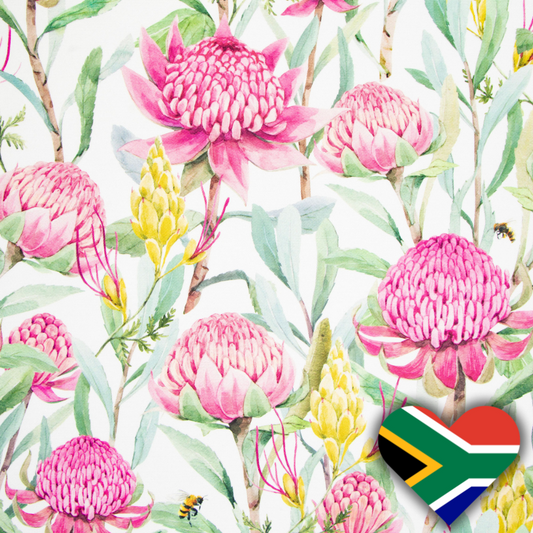 Eco Fabric Protea Pink #690