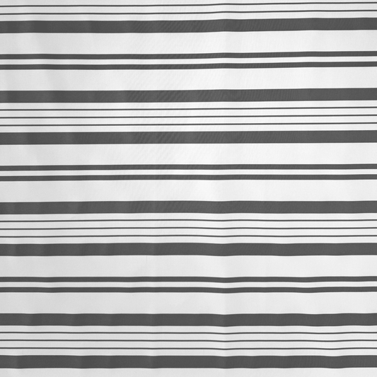 Econo Imported Outdoor Fabric Grey Stripe 5510 - Ragland Fabrics