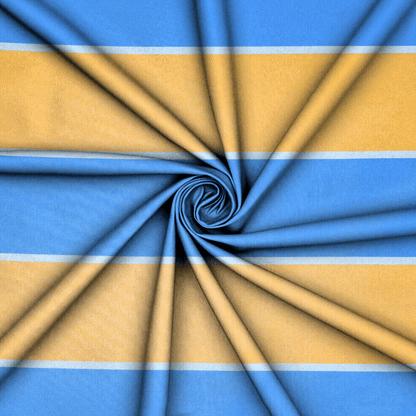 Econo Imported Outdoor Fabric Yellow/Blue 5705 - Ragland Fabrics