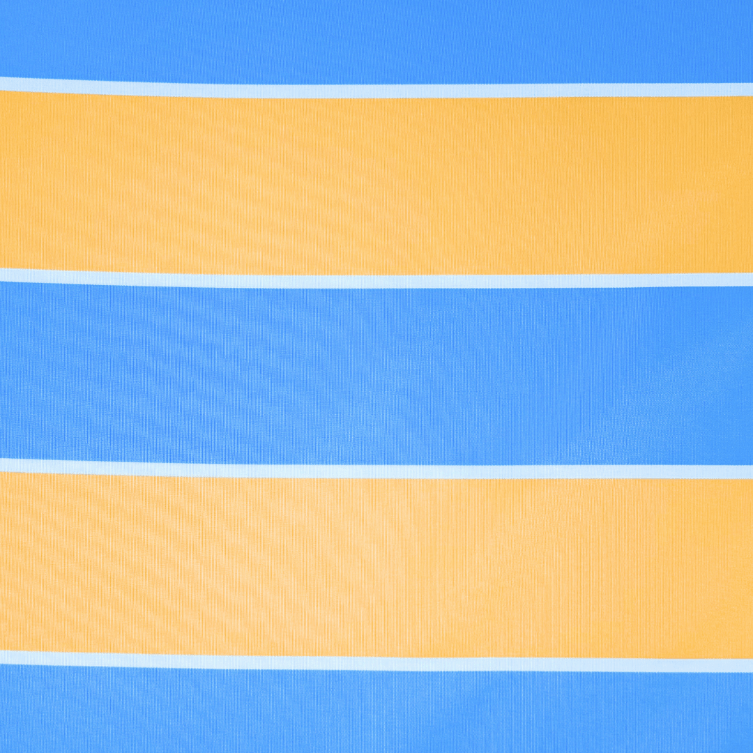 Econo Imported Outdoor Fabric Yellow/Blue 5705 - Ragland Fabrics